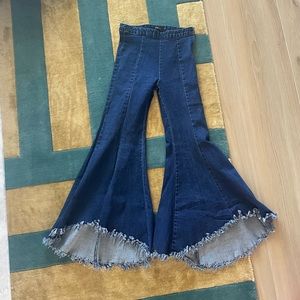 Boho 70s inspired jeans
